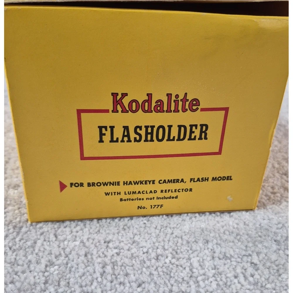 Vintage Kodak Kodalite Flasholder kit with box manual bulb Brownie Hawkeye Prop